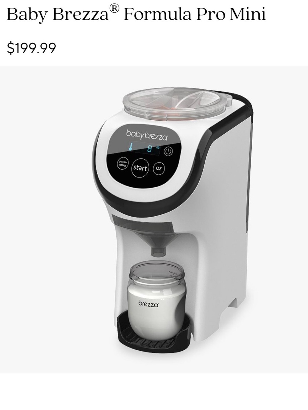 Baby Breeza Lite — like new